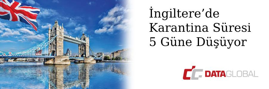 İngiltere’de Karantina Süresi 5 Güne Düşüyor